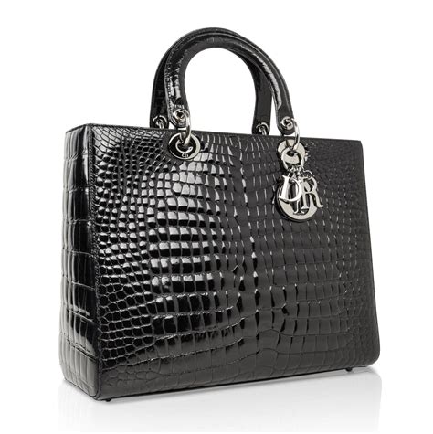 lady dior flap bag|lady dior crocodile bag.